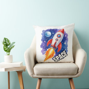 Coussin Affiche d'aventure spatiale   L'aventure vous atte