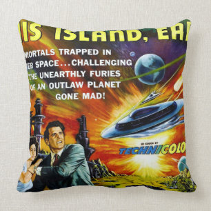 Coussin Affiche de film de la science fiction 1954