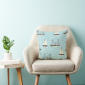 Coussin Affiche de motifs de pêche nautiques (Chaise)