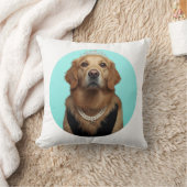 Coussin Affiche de petit-déjeuner Chic Classique Retriever (Couverture)