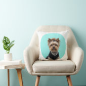 Coussin Affiche de petit déjeuner classique Yorkshire Terr (Chaise)
