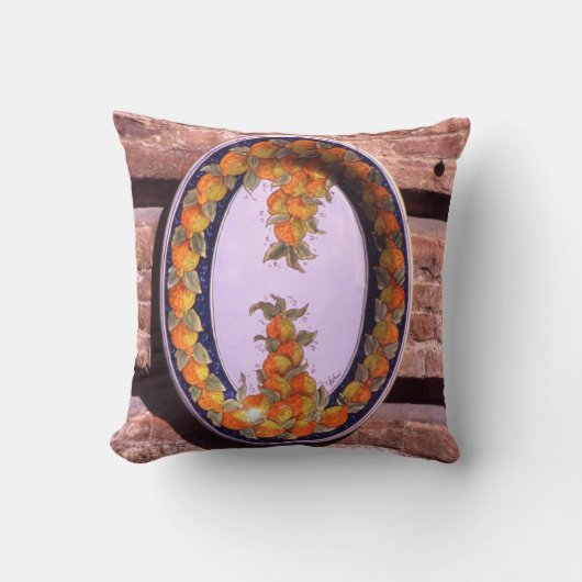 Coussin Affiche de plaque de plat de service en poterie (Recto)