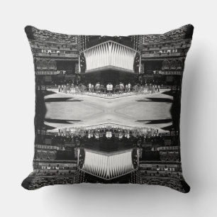 Coussin Affiche de rue vintage Chine Hong Kong ville