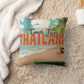Coussin Affiche de voyage des Mariages thaïlandais (Couverture)