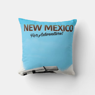 Coussin Affiche de voyage "Pour l'aventure" du Nouveau-Mex