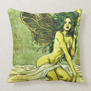Coussin Affiche française c1885 de café