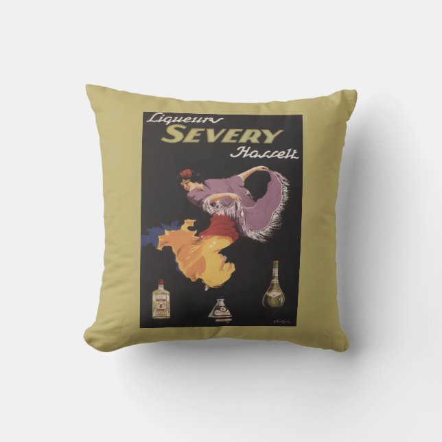 Coussin Affiche promotionnelle de Severy Hasselt de (Recto)