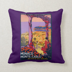 Coussin Affiche promotionnelle de voyage