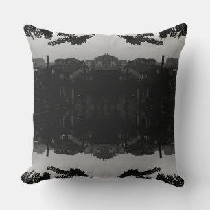 Coussin Affiche vintage de la ville de Shanghai en porcela