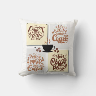 Coussin Affiches de café