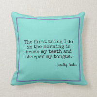 Affilez la citation de Dorothy Parker de langue