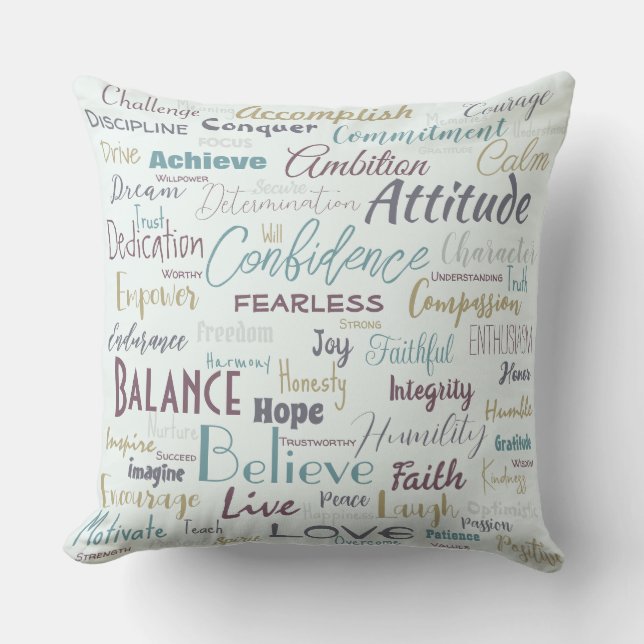 Coussin Affirmation (Recto)