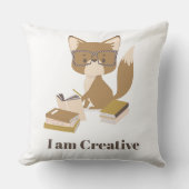 Coussin Affirmation Positive Enfants Lecture Décor (Recto)