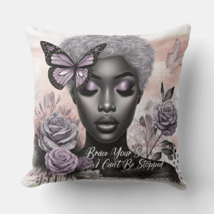 Coussin Affirmation quotidienne féminine