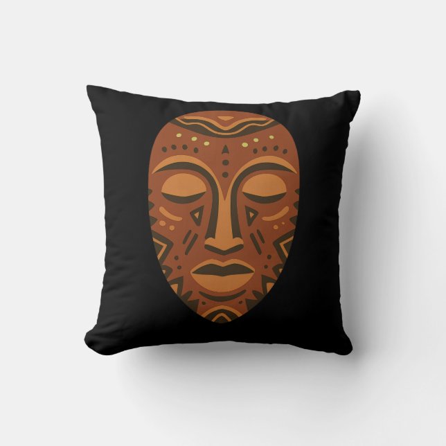 Coussin African mask (Recto)