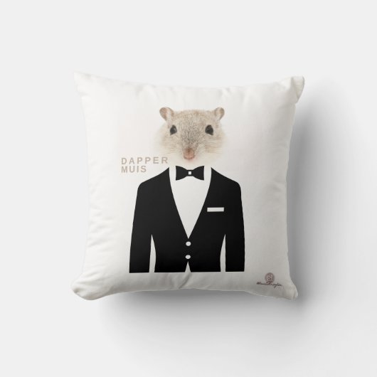 Coussin #AfrikaansIsLekker - Dapper Muis (Recto)