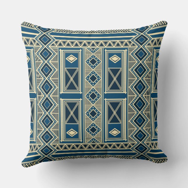 Coussin Afrique Mali Motif Jeu d'oreiller III (Verso)
