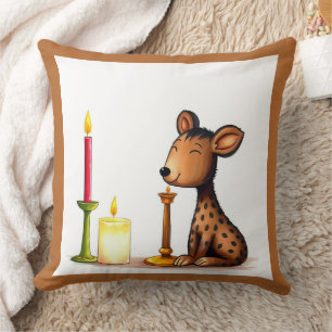 Coussin afro-kwanzaa Animaux sauvages déguisés