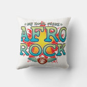 Coussin Afro Rock Soul Cushion (Verso)