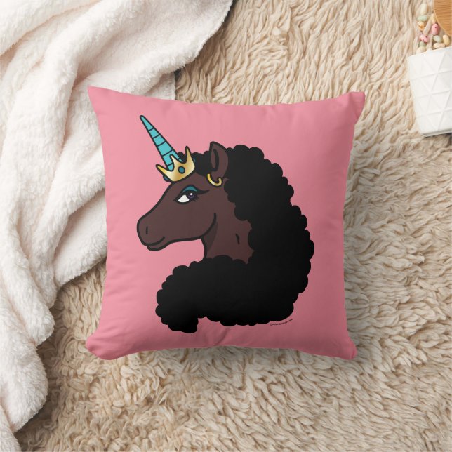 Coussin Afro Unicorn | Magique (Couverture)
