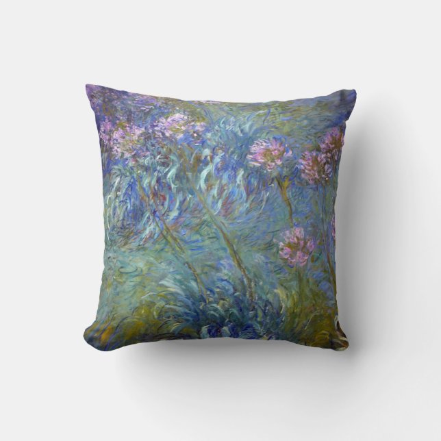 Coussin Agapanthus, Monet (Recto)