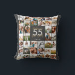 Coussin âge modifiable chic anniversaire multi photo scrip<br><div class="desc">Un coussin en toison minimaliste et moderne. modifier l'âge pour convenir à votre occasion,  Un cadeau idéal pour les mamans,  papas,  grand,  grand-père de n'importe quel membre de la famille. Texte élégant et étonnant. Design noir,  blanc et or.</div>