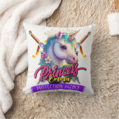 Coussin Agence de protection de la princesse licorne perso (Couverture)