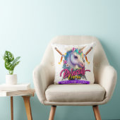 Coussin Agence de protection de la princesse licorne perso (Chaise)