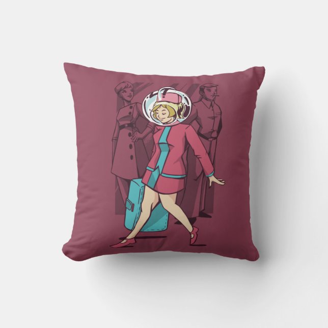 Coussin Agent de bord rétro (Recto)