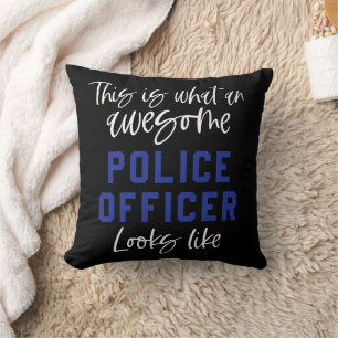 Coussin Agent de police amusant Awesome policier