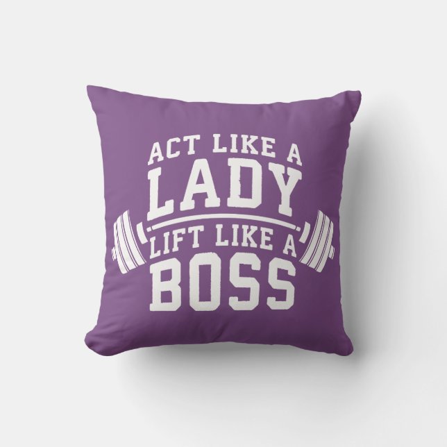 Coussin Agis Comme Une Dame, Ascenseur Comme Un Patron, Fi (Recto)