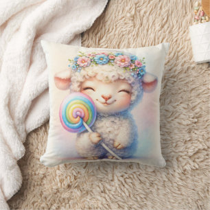 Coussin Agneau avec sucette
