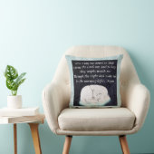 Coussin Agneau dormant doux - Maintenant je me couche Priè (Chaise)