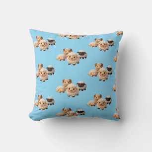 Coussin Agneaux adorables