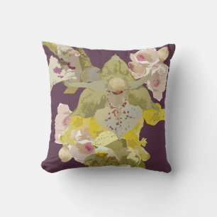 Coussin Agrostophyllum orchidées