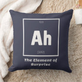 Coussin Ah Élément de la science de la chimie surprise amu (Couverture)