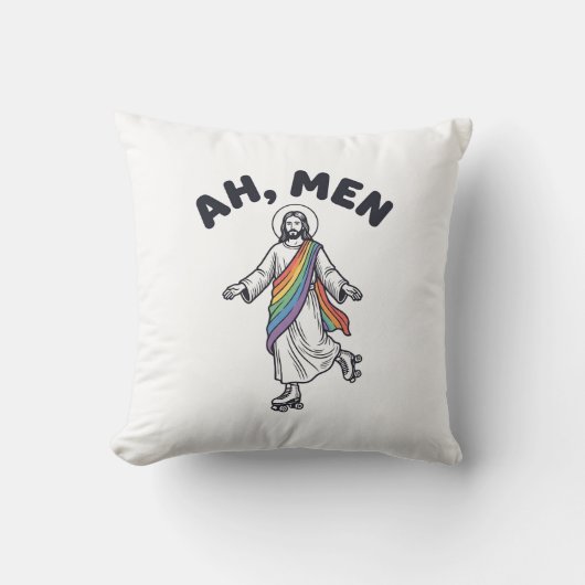 Coussin Ah Men Roller Skating Foi Vector Design_1 (Recto)