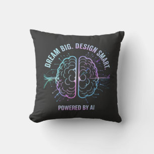 Coussin AI Dream Big Coussin-Futuristic Home Decore