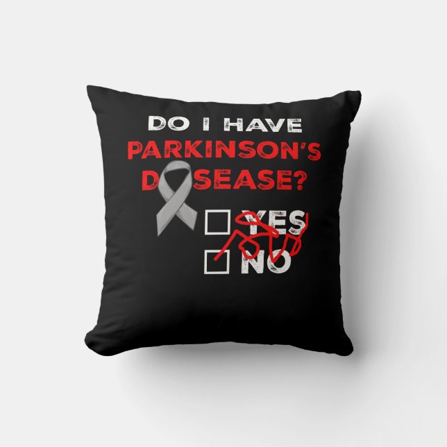 Coussin Ai-je Parkinsons Maladie Sensibilisation Guerrier  (Recto)