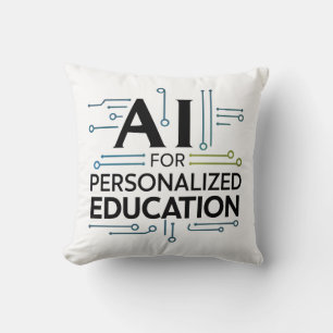Coussin "AI pour l'éducation personnalisée - Apprentissage