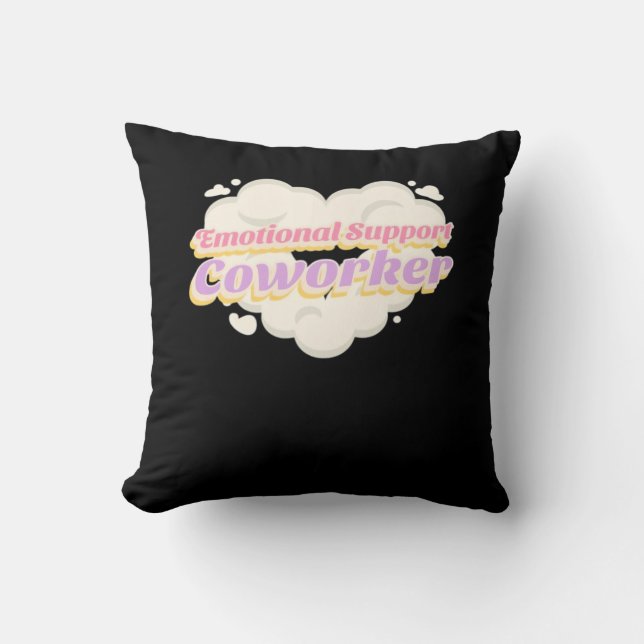 Coussin Aide émotionnelle Coworker Office Cadeau classique (Recto)