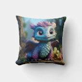Coussin Aiden, un dragon lunaire (Recto)