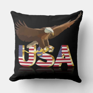 Coussin Aigle américain