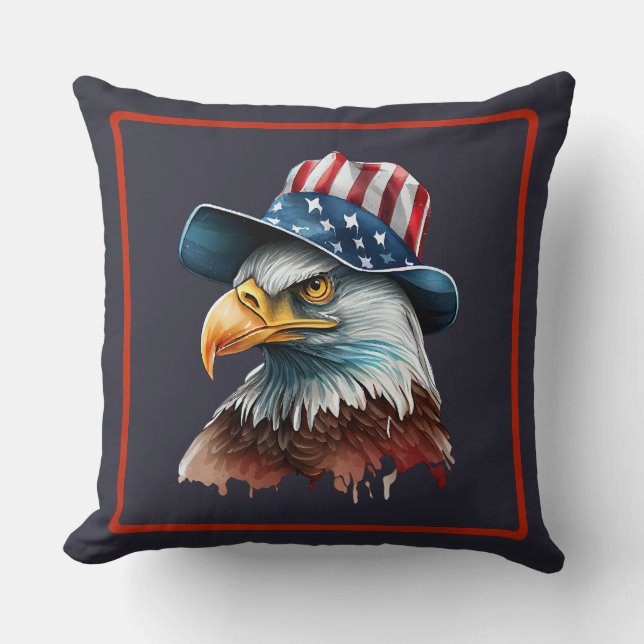 Coussin Aigle Americana  (Recto)