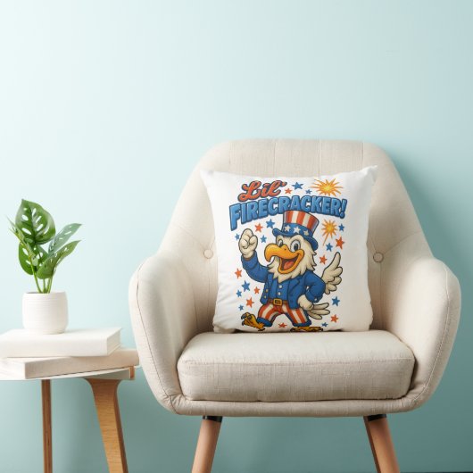 Coussin Aigle classique de Lil’ Firecracker Freedom (Chaise)