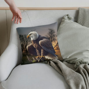 Coussin Aigle dans la nature