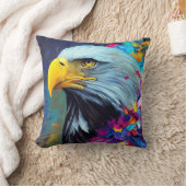 Coussin Aigle de l'aigle à tête blanche Découverte des ani (Couverture)