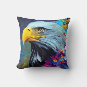 Coussin Aigle de l'aigle à tête blanche Découverte des ani