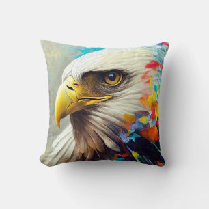 Coussin Aigle de l'aigle à tête blanche Découverte des ani
