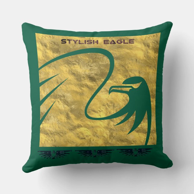 Coussin Aigle élégant (Verso)